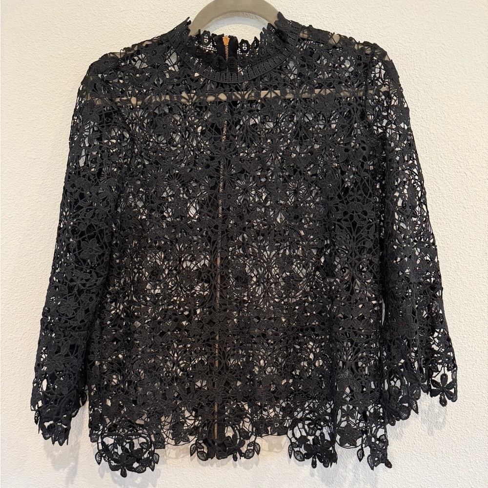 Bold Elements Black Lace Blouse - image 1